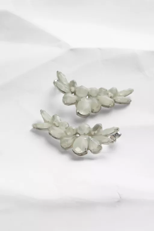 Antiqued Wax Strass Earrings - Earrings