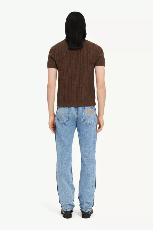 Ribbed polo shirt - Polos