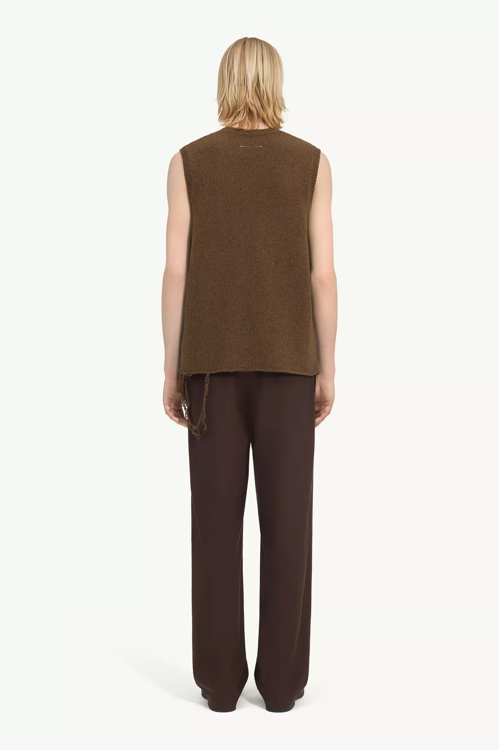 Wool sweater vest | MM6 Official