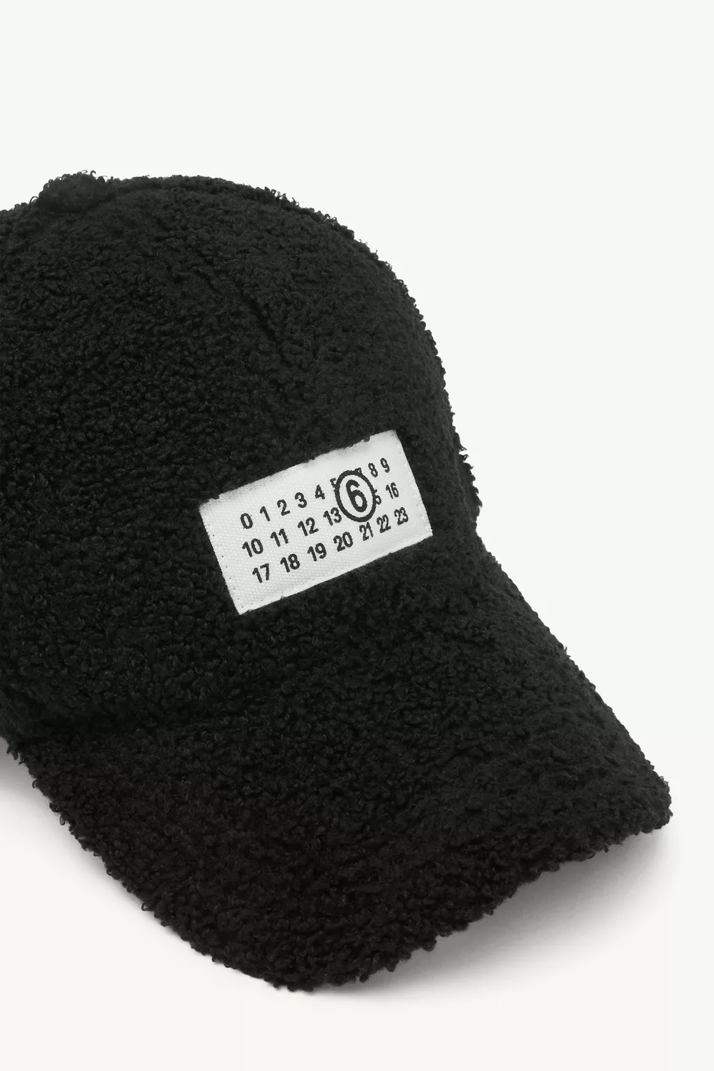 Black Reversible teddy nylon cap | Maison Margiela Official