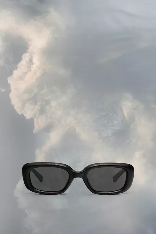 Black MM X Gentle Monster MM106 LEATHER | Maison Margiela Official