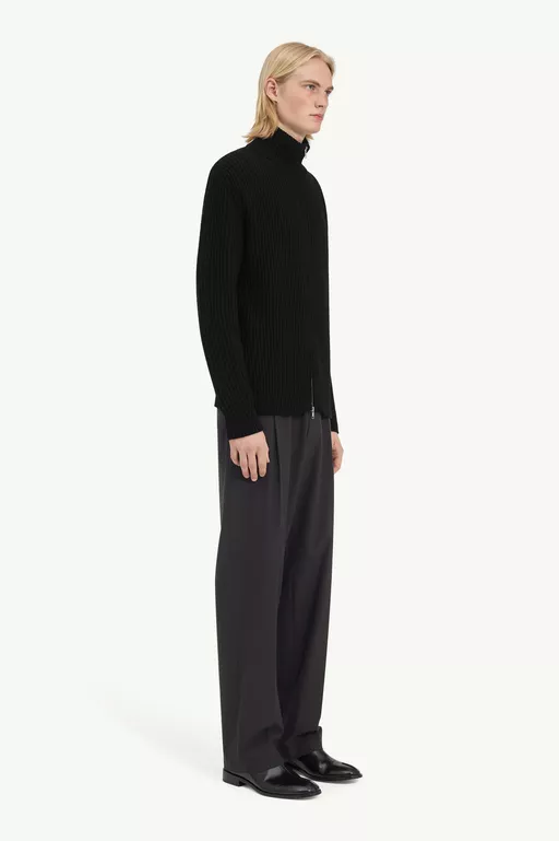 Ribbed knit jacket - Jackets