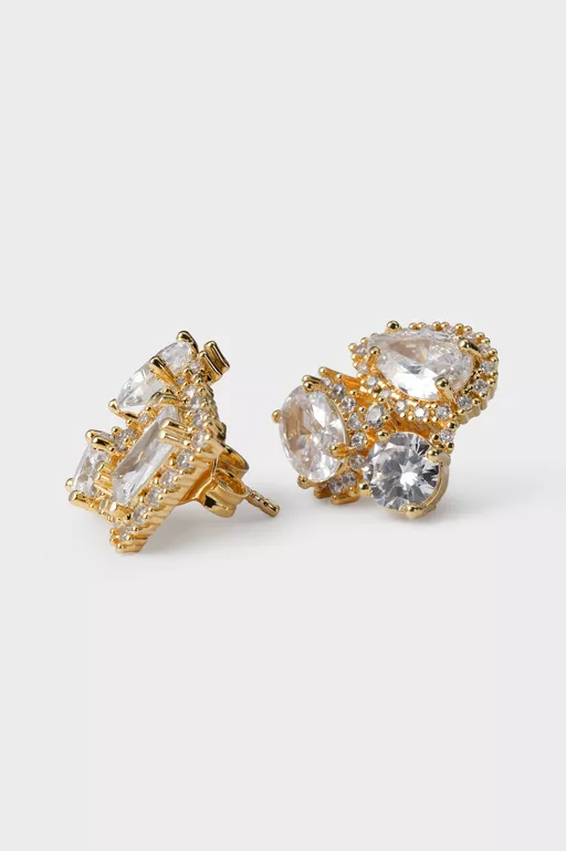 Cluster Stud Earrings - Earrings