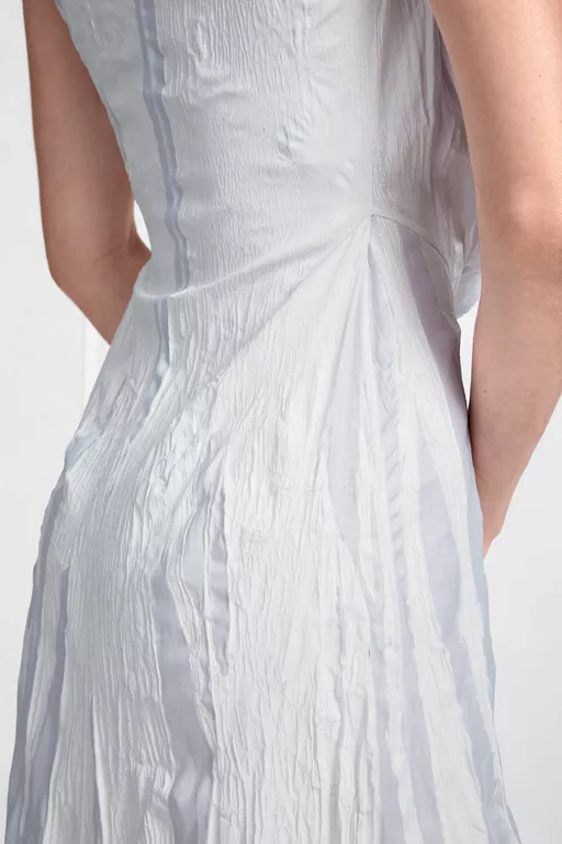 Cowl-Neck Crinkled Maxi Dress - Maxi Dress