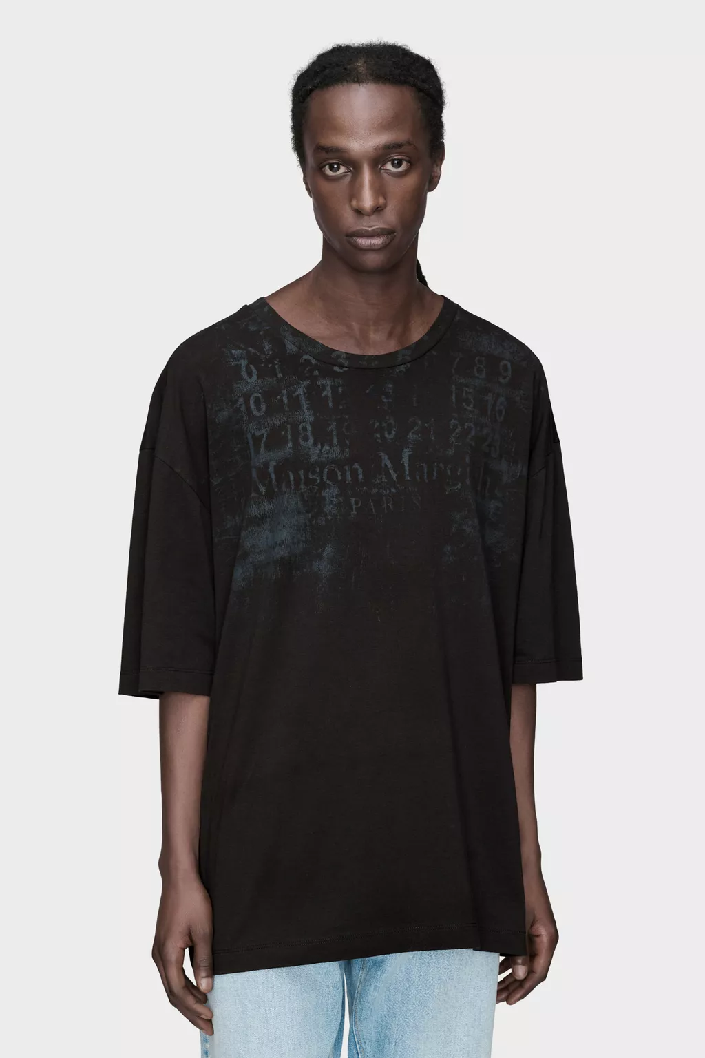 Black Numeric Cotton T-Shirt | Maison Margiela Official