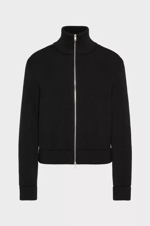 Wool knit jacket - Cardigan