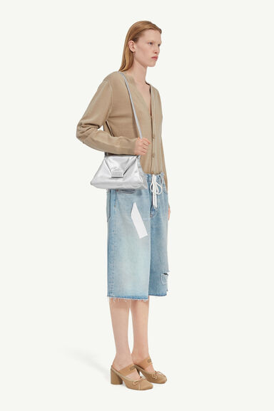 Taped denim shorts - Shorts - Image 2