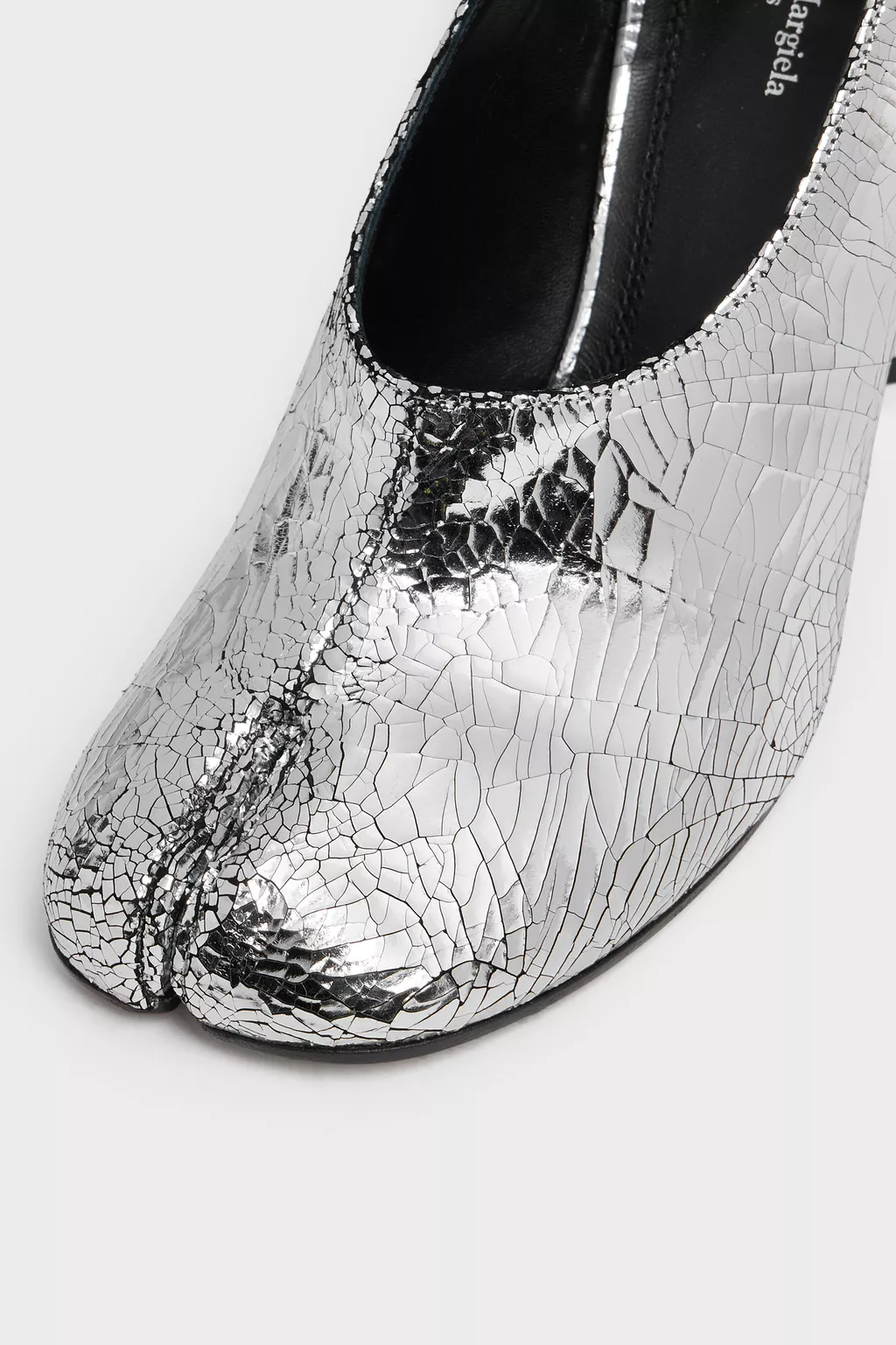 Silver Tabi décolleté pump broken mirror | Maison Margiela Official