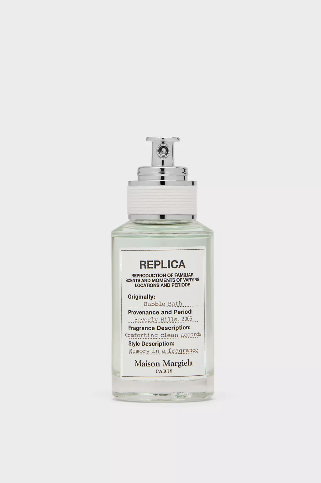 バブル バス オードトワレ「レプリカ」30ml ホワイト | Maison