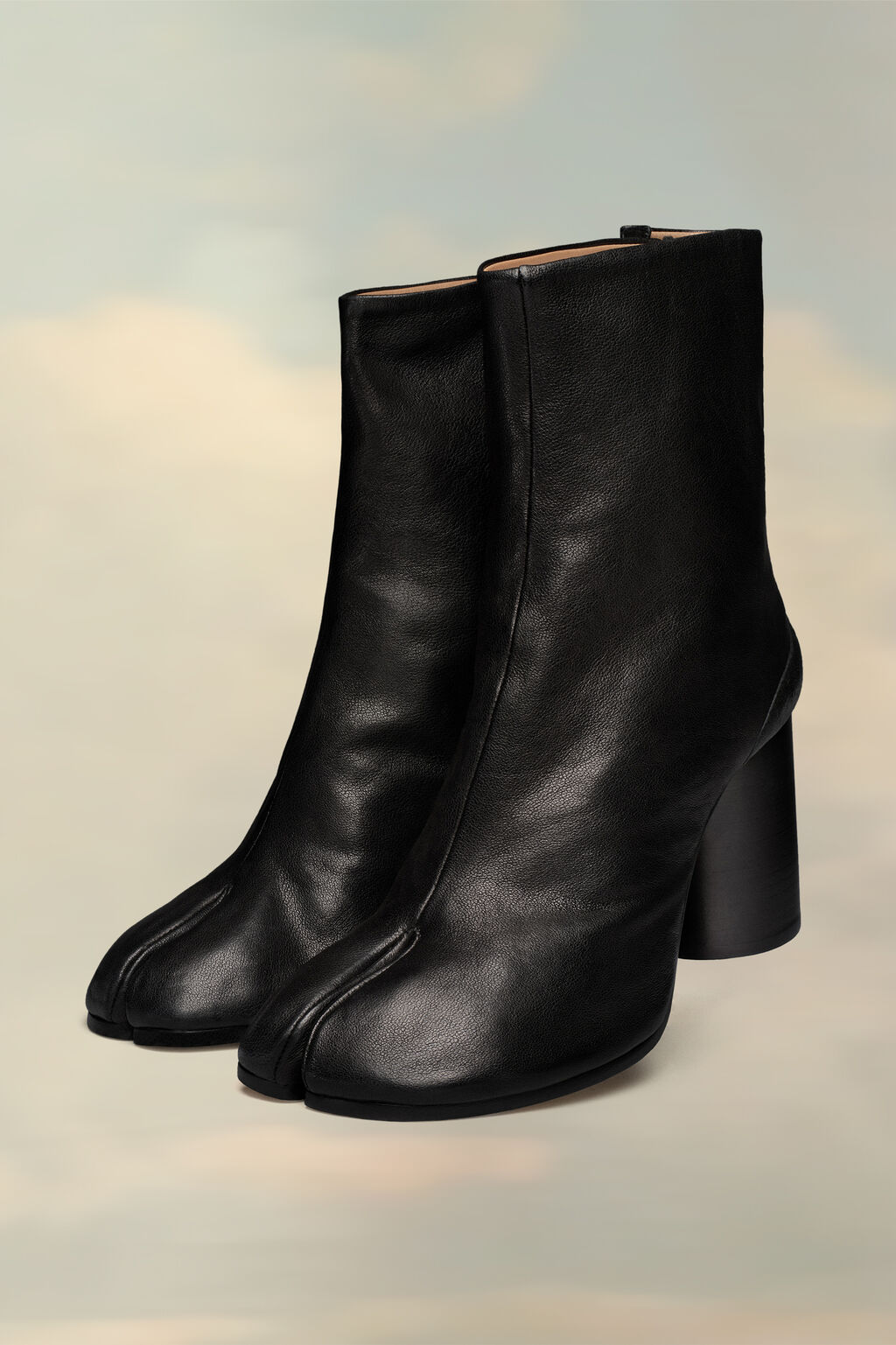 tabi leather ankle boots