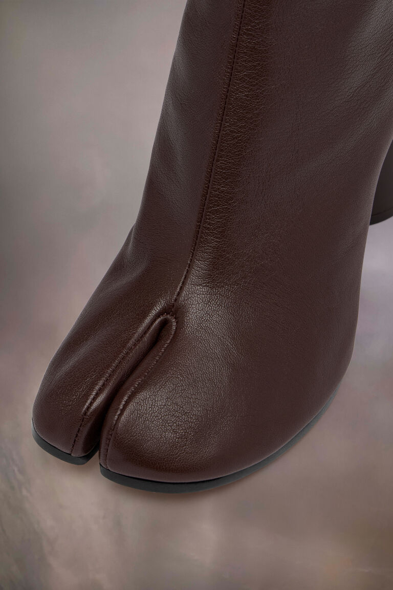 tabi leather ankle boots