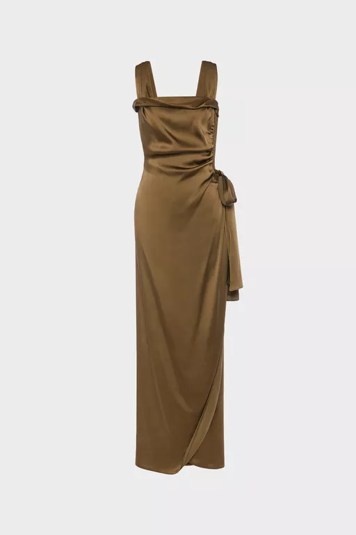 Silk satin maxi dress - Maxi Dress