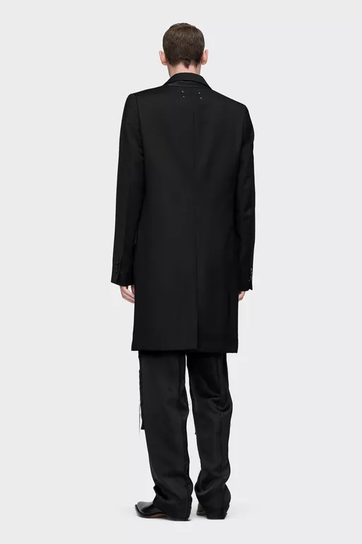 Wool Scarf Coat - Coats