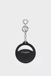 Black - Circle Mirror Keyring