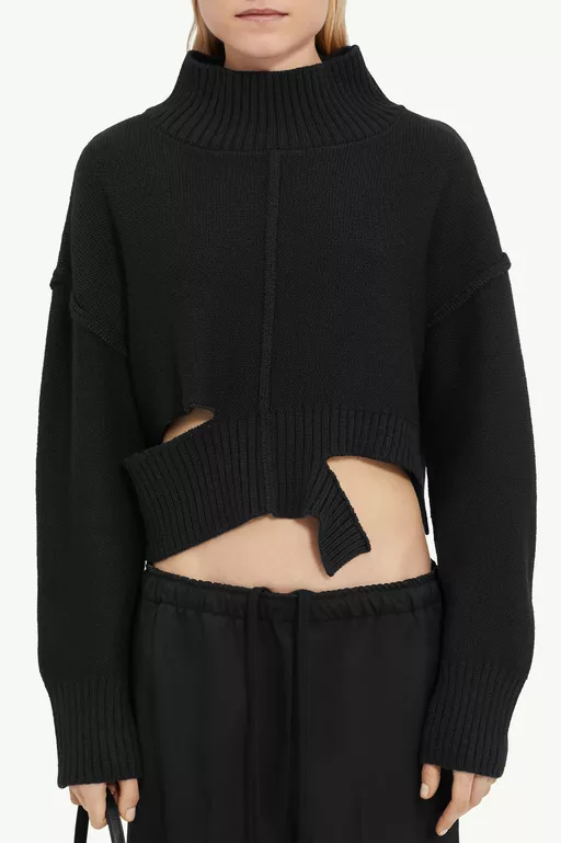 Distressed Knitted Jumper - Knitwear