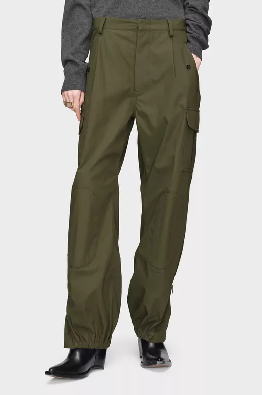 Cotton Cargo Trousers - Pants