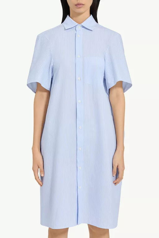 Poplin Shirt Dress - Dresses