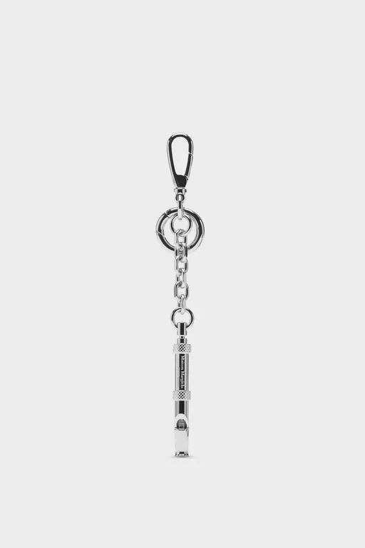 Metal Dog Whistle Charm - Key Rings