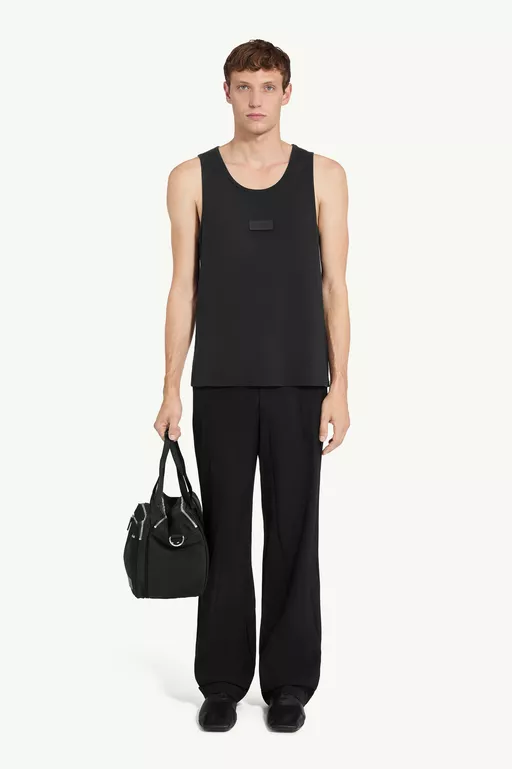 Ribbed jersey tank top - Tops
