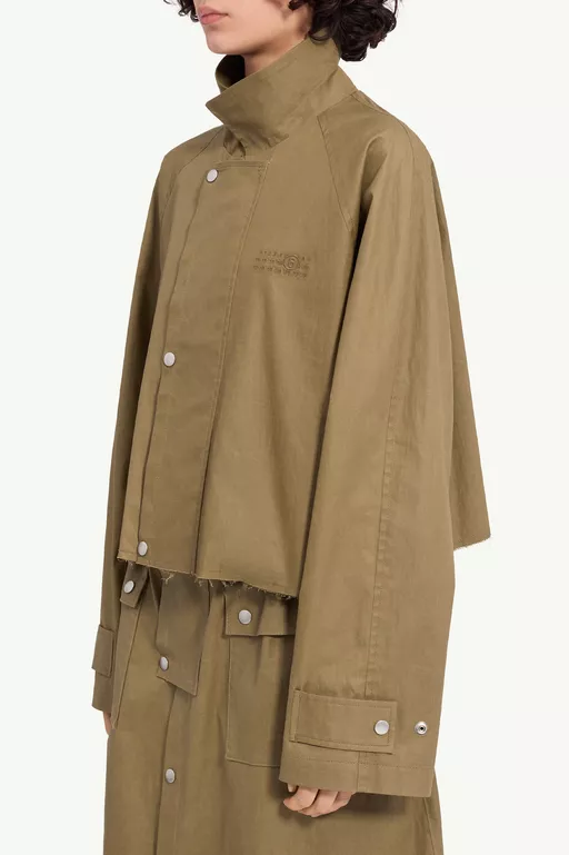Coated trench jacket - Jackets
