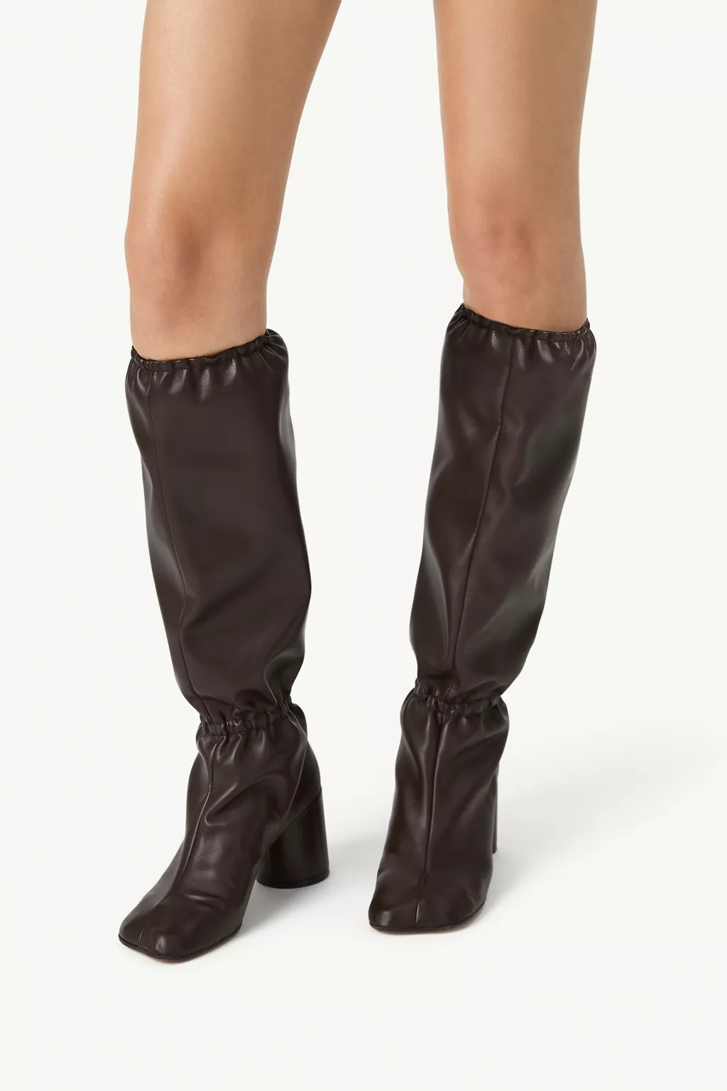 Elasticated Anatomic knee-high boots | MM6 Official