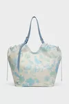 Light Blue - Drawstring Bag Shopping Medium