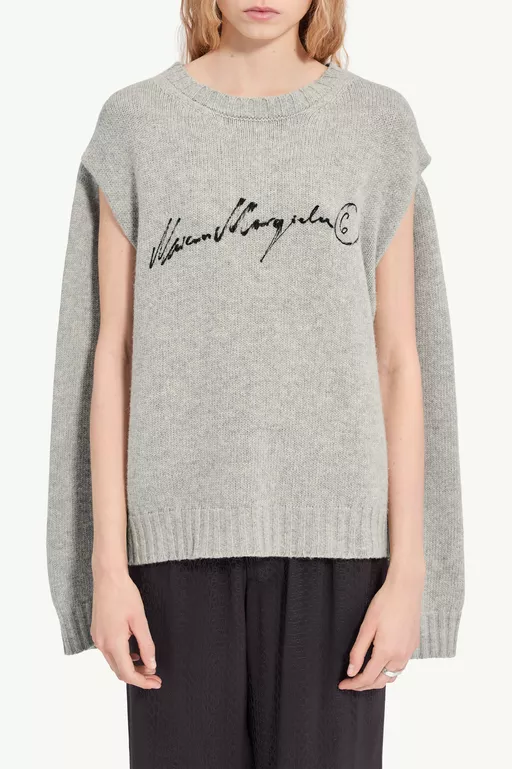 Handwritten knit jumper - Knitwear