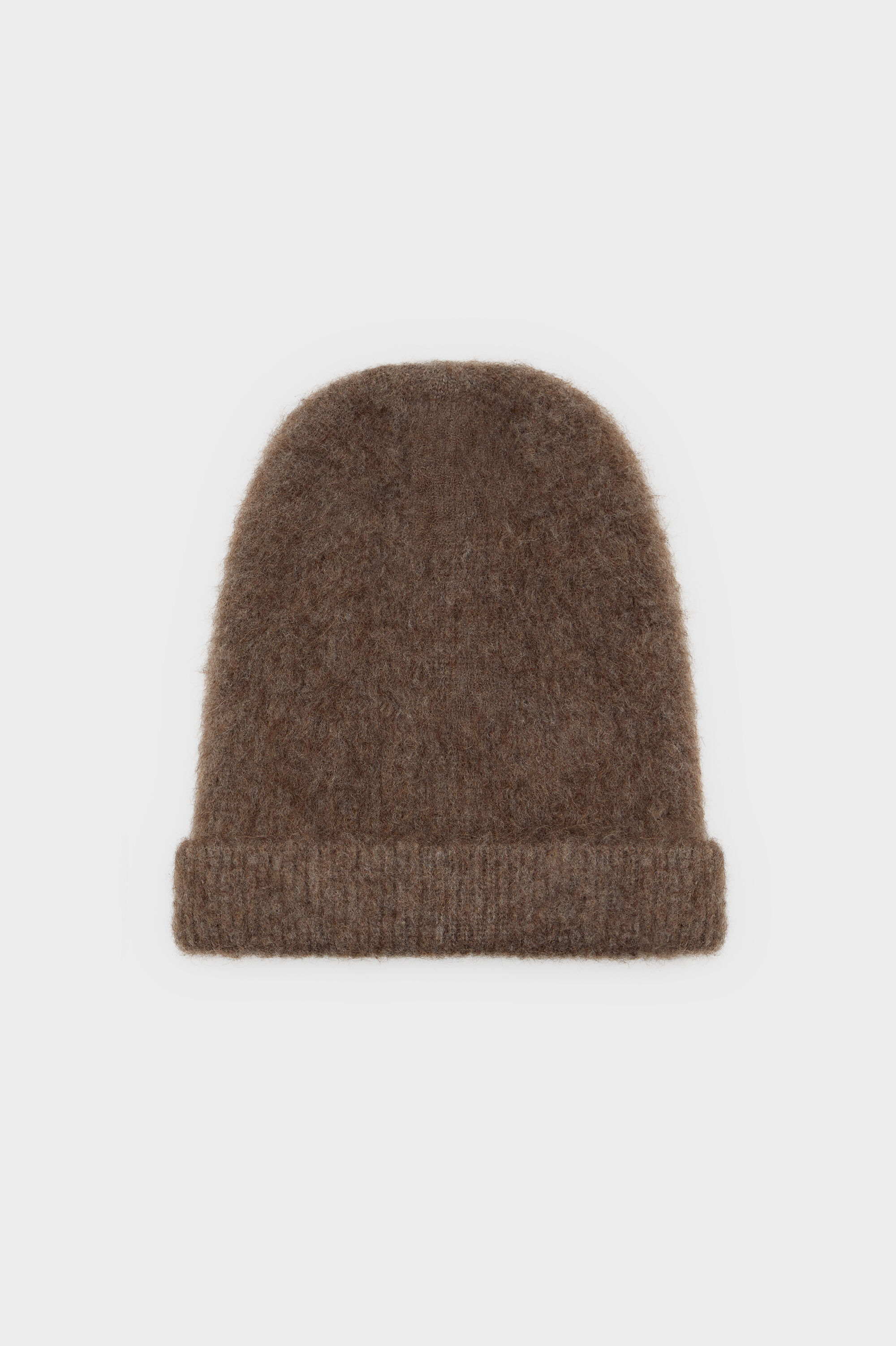 Maison Margiela Alpaca Wool Beanie Woman Brown