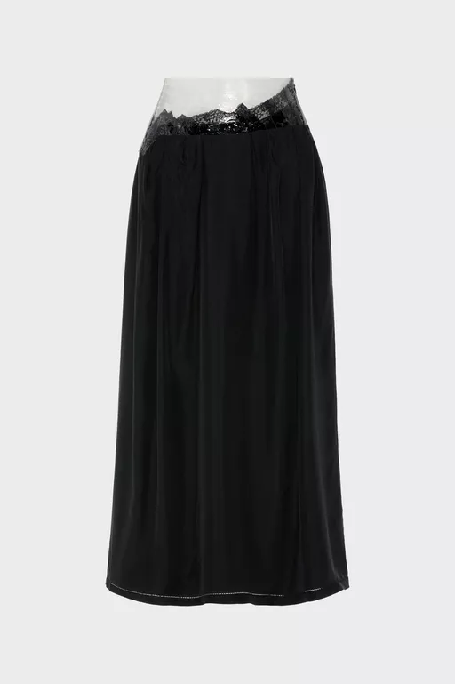 Taped Midi Skirt - Midi Skirts