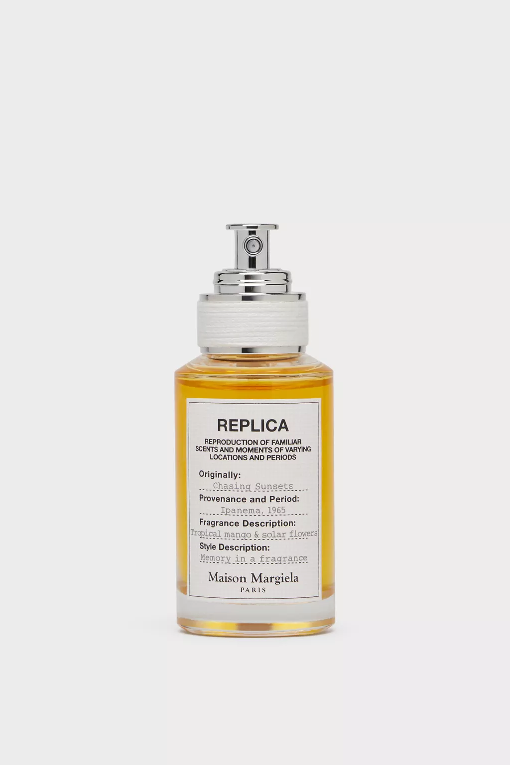チェイシング サンセット オードトワレ「レプリカ」30 ml | Maison