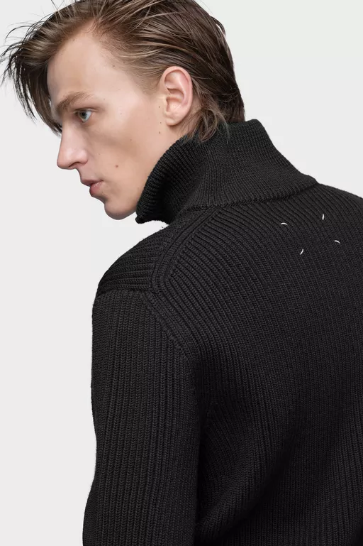 Wool knit jacket - Cardigan