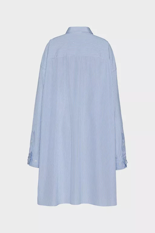 Cotton poplin pinstripe shirt - Shirts