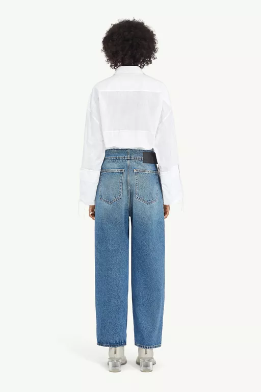 Light Blue Denim Trousers - Denim