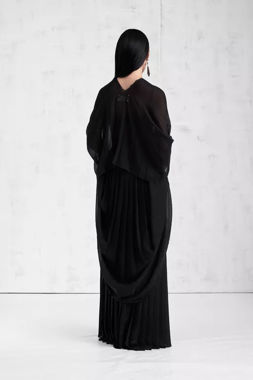 Pleated Kaftan Maxi Dress - Maxi Dress