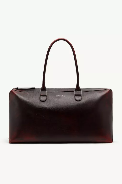 Bauletto weekend bag crackled leather - Travelling Bag