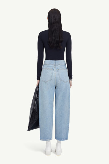 Mid-rise cropped jeans - Denim - Image 3