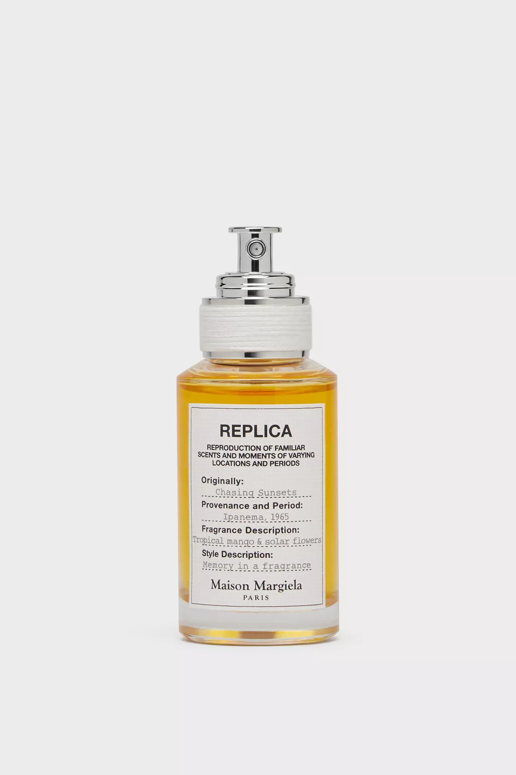 チェイシング サンセット オードトワレ「レプリカ」30 ml | Maison