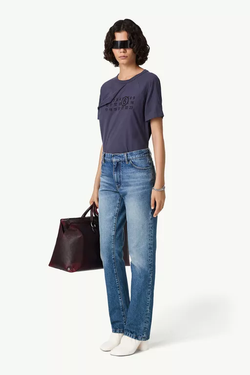 Double back pocket denim jeans - Denim