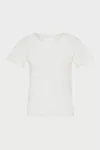 Blanco - Camiseta de punto de algod&oacute;n
