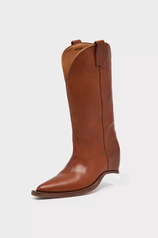 Heel-less Western Boots - Boots