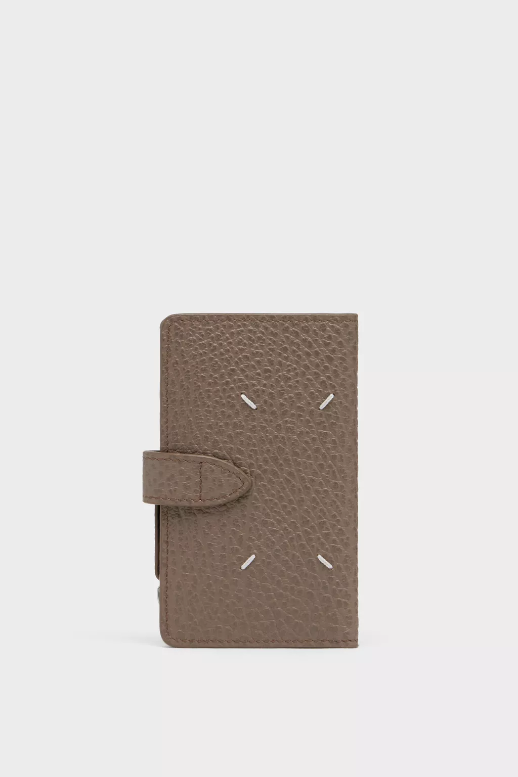 4ステッチ バイカラー ジップウォレット ブラウン | Maison Margiela公式