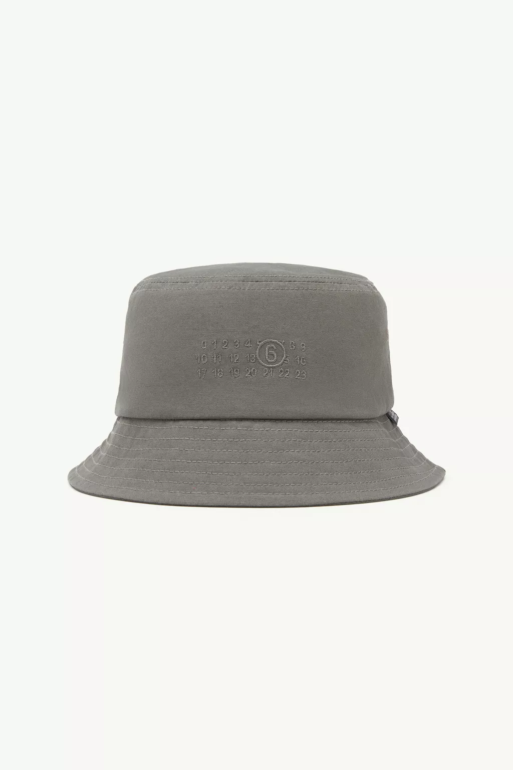 Grey blue Cotton canvas bucket hat | Maison Margiela Official