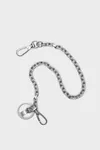 Brushed Silver - Numeric Bag Chain
