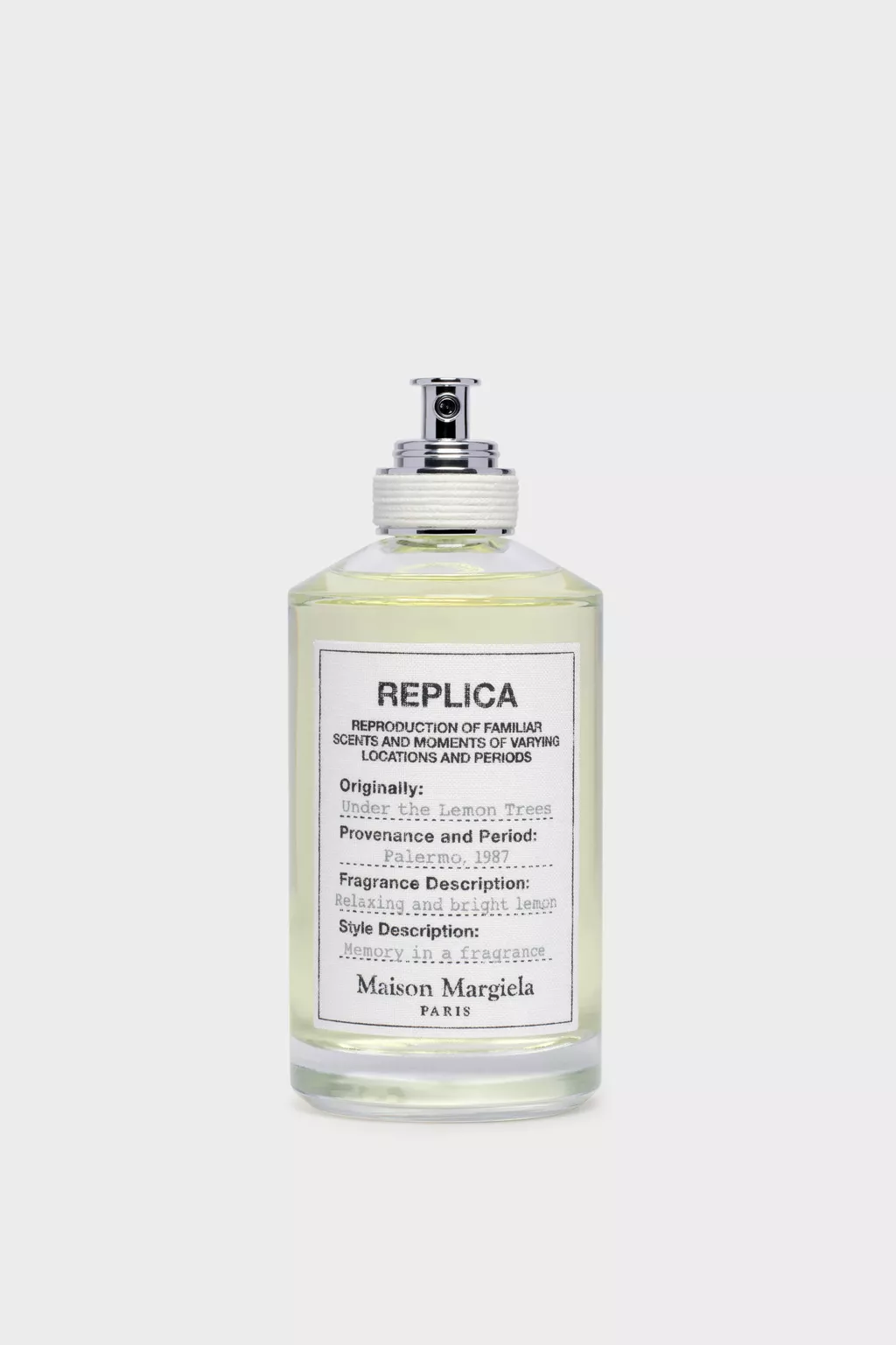 Maison Margiela REPLICA アンダーザレモンツリー 100 Silver Replica Under the Lemon Trees eau de toilette | Maison