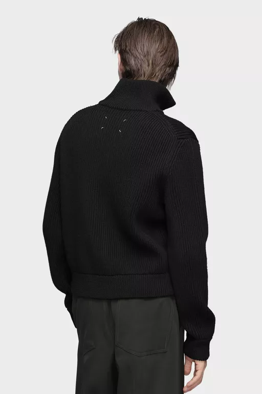 Wool knit jacket - Cardigan