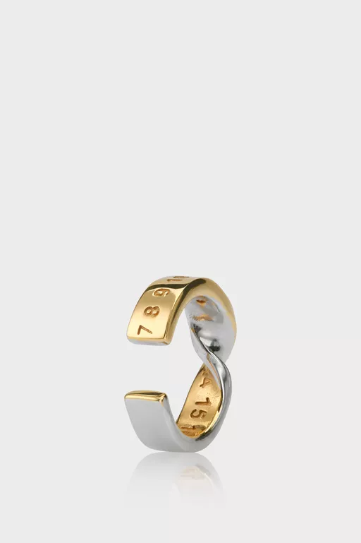 Numeric Ohrmanschette mit Diamant - Ohrringe