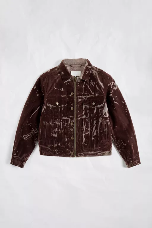 Chaqueta Vaquera Tipo Camionero Efecto Flocado - Chaquetas