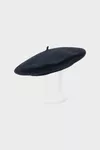 Navy Blue - Felted wool beret