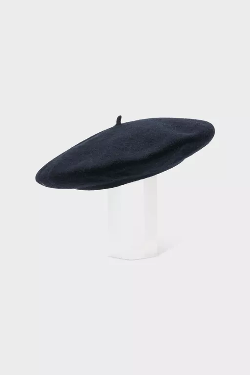 Felted wool beret