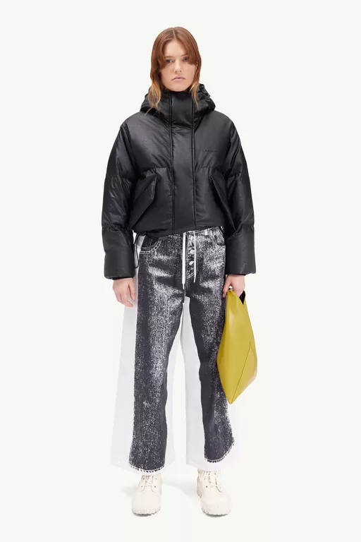 Faux leather jacket